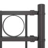 vidaXL Element Ograje Assen Siva 170 x 200 cm Jeklo