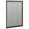 vidaXL Plise komarnik za okna aluminij antraciten 80x160 cm