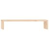 vidaXL Stojalo za zaslon 50x27x10 cm trdna borovina
