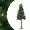 vidaXL Ožja jelka Zelena 210 cm PVC in trden bor