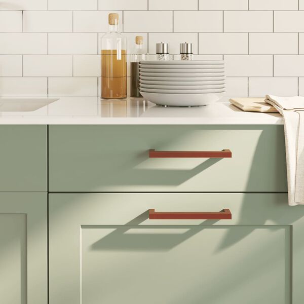 vidaXL Ročaji za omarico 20 kosov bron 160 mm nerjaveče jeklo