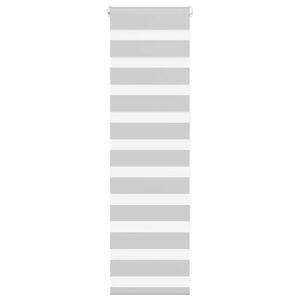 vidaXL Zebra senčilo svetlo sivo 40x100 cm tkanina &scaron;irina 35,9 cm