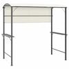 vidaXL Paviljon s streho 220x110x200 cm krem