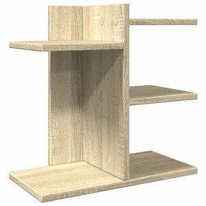 vidaXL Organizator za pisalno mizo sonoma hrast 42x21,5x42 cm inž. les