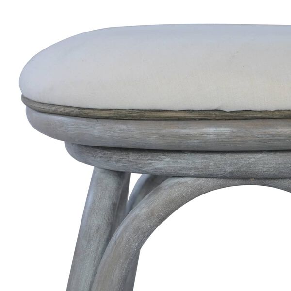 vidaXL Barski stolčki 2 kosa siv ratan