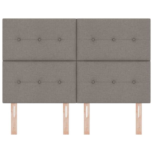 vidaXL Vzglavje z vzglavjem Taupe 160 cm Umjetno usnje