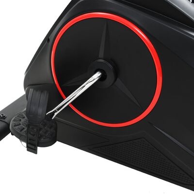 vidaXL Magnetno ležeče sobno kolo z merilnikom pulza