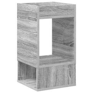 vidaXL Stranska miza Siva Sonoma 30 x 30 x 56 cm Inženirski les