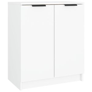 vidaXL Omarica za čevlje bela 59x35x70 cm konstruiran les