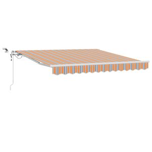 vidaXL Vlečna tenda večbarvno 300 x 250 cm Poliester