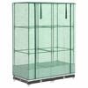 vidaXL Visoka greda s prevleko za rastlinjak videz ratana 80x40x123 cm
