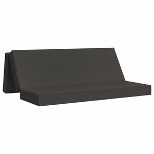 vidaXL Zložljiv kavč postelja 180 x 67 x 45 cm Temno siva