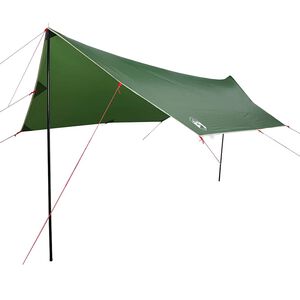 vidaXL Ponjava za kampiranje zelena 460x305x210 cm vodoodporna