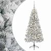 vidaXL Umetna božična jelka z bučko 120 cm 150 LED Toplo bela