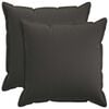 vidaXL Prevleka za blazino 2 kos HOUTEN Temno siva 80 x 80 cm