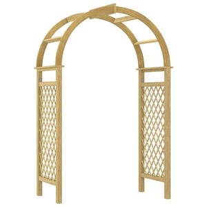 vidaXL Obok z mrežo 141x97x243 cm impregnirana trdna borovina