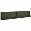 vidaXL Zadrževanje stene 2 kos 100 x 12 x 30 cm Jeklo Olivno zelena