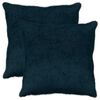 vidaXL Prevleka za blazino 2 kos HEERLEN Temno modra 70 x 70 cm