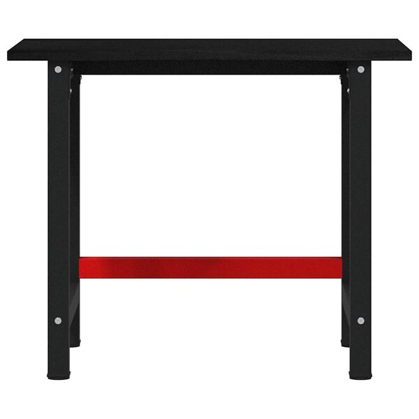 vidaXL Delovna miza temno rjava 100x60x81,5 cm trdna hrastovina