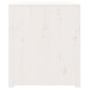 vidaXL Zunanja kuhinjska omarica bela 106x55x64 cm trdna borovina