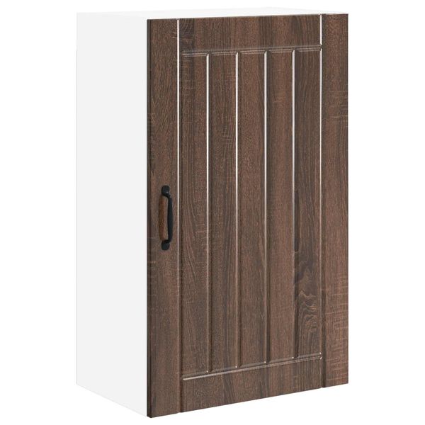 vidaXL Kuhinjski element Lucca Rjavi hrast 50 x 31 x 80 cm