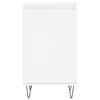 vidaXL Komoda bela 40x35x70 cm inženirski les