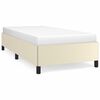 vidaXL Posteljni okvir krem 80x200 cm umetno usnje