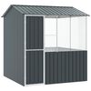 vidaXL Ptičnik Antracit 215 x 209 x 230 cm Cinkana jeklena