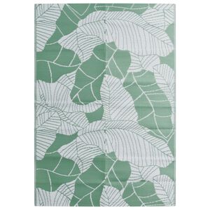 vidaXL Zunanja preproga ARAKIL zelena 160x230 cm PP