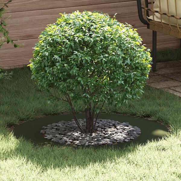 vidaXL primeren za ravne obroče dreves 5 pcs Olivno zelena &Oslash;50 / 80 cm