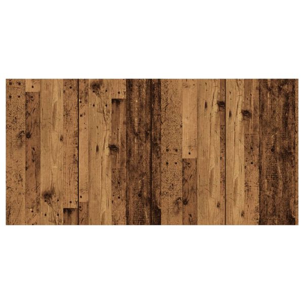 vidaXL Posteljno vzglavje Old Wood 160x1,5x80 cm Inženirski les