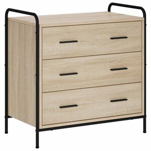 vidaXL Predalna omara Sonoma hrast 70 x 39,5 x 71 cm Inženirski les