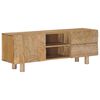 vidaXL TV omarica 110 x 30 x 40 cm Masivno mangovo les in vezan les