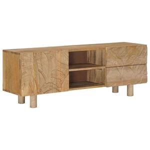 vidaXL TV omarica 110 x 30 x 40 cm Masivno mangovo les in vezan les
