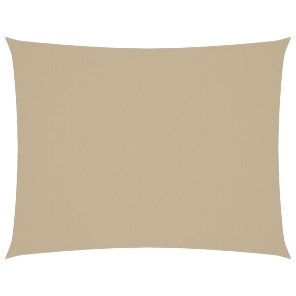 vidaXL Senčno jadro oksford blago pravokotno 2x3 m bež