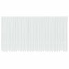 vidaXL Čipkasta Zavesa z zavesami Bela 245 x 750 cm Poliester