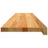 vidaXL Podloge za stopnice 20 kosov rjave 110x30x2 cm trdna hrastovina