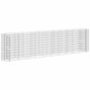 vidaXL Visoka greda gabion pocinkano železo 400x50x100 cm