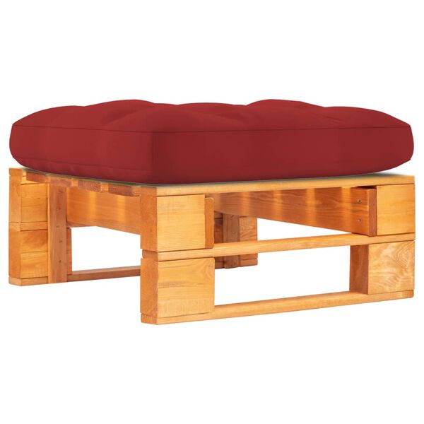 vidaXL Vrtni tabure iz palet medeno rjava impregnirana borovina