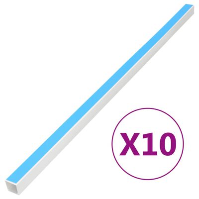 vidaXL Kabelska cev samolepilna 40x25 mm 10 m PVC
