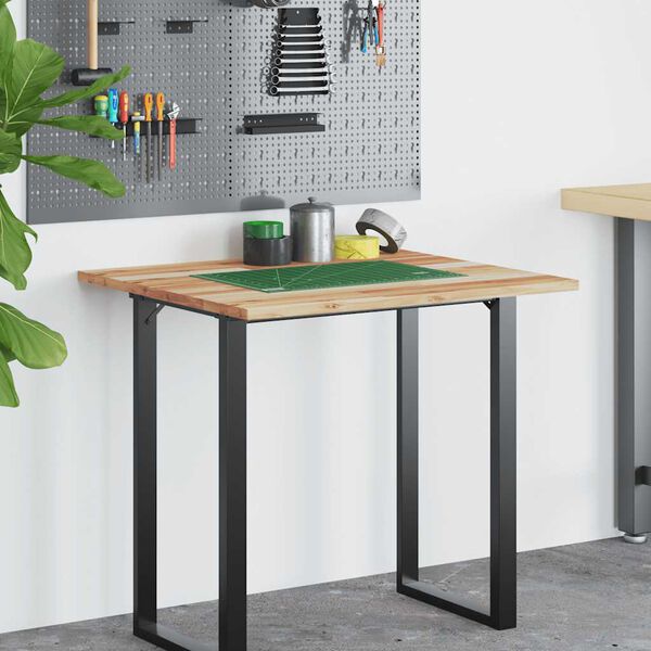 vidaXL Kopalni&scaron;ki pult oljni premaz 100x60x2 cm trden akacijev les