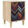 vidaXL Nočna omarica OMMEN Sonoma hrast 36 x 33 x 50 cm Inženirski les