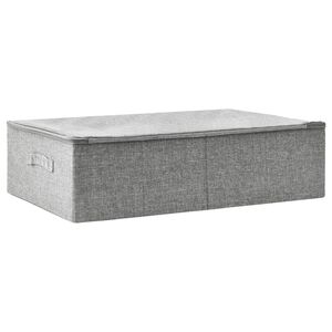 vidaXL &Scaron;katla za shranjevanje blago 70x40x18 cm siva