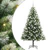 vidaXL Umjetno božično drevo s snežno oblogo 300 LED Toplo bela