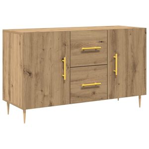 vidaXL Komoda artisan hrast 100x36x60 cm inženirski les