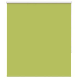 vidaXL Rolo zatemnitvena zavesa z listi zelene barve 135x175 cm, &scaron;irina blaga 131,6 cm, poliester