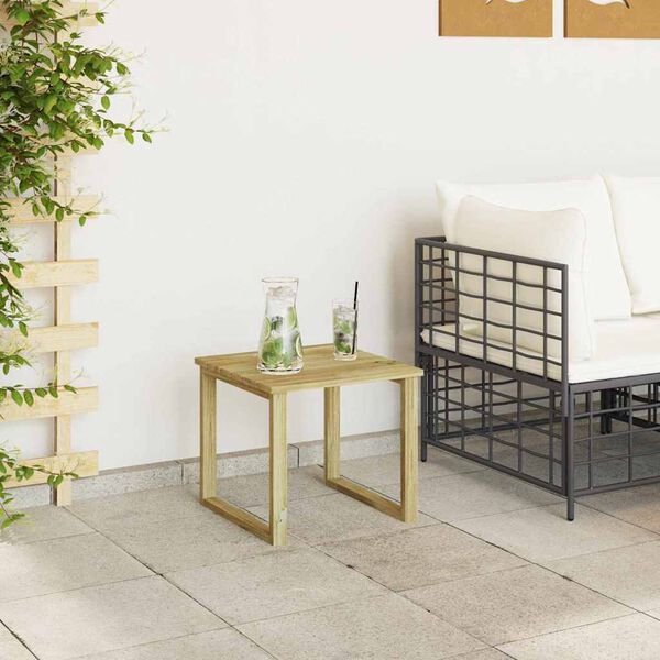 vidaXL Miza za ležanje Rjava 40 x 40 x 36 cm Impregniran bor