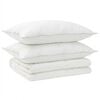 vidaXL Set odeje in blazine 3 kos 135x220 cm Poletje 200 GSM Volna