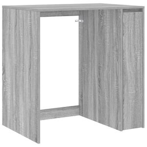 vidaXL Omara za pralni stroj z vrati Siva Sonoma 87 x 60 x 89 cm