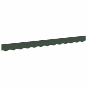 vidaXL Zamenjava senčila za awning Temno zelena 236 x 20 cm Poliester
